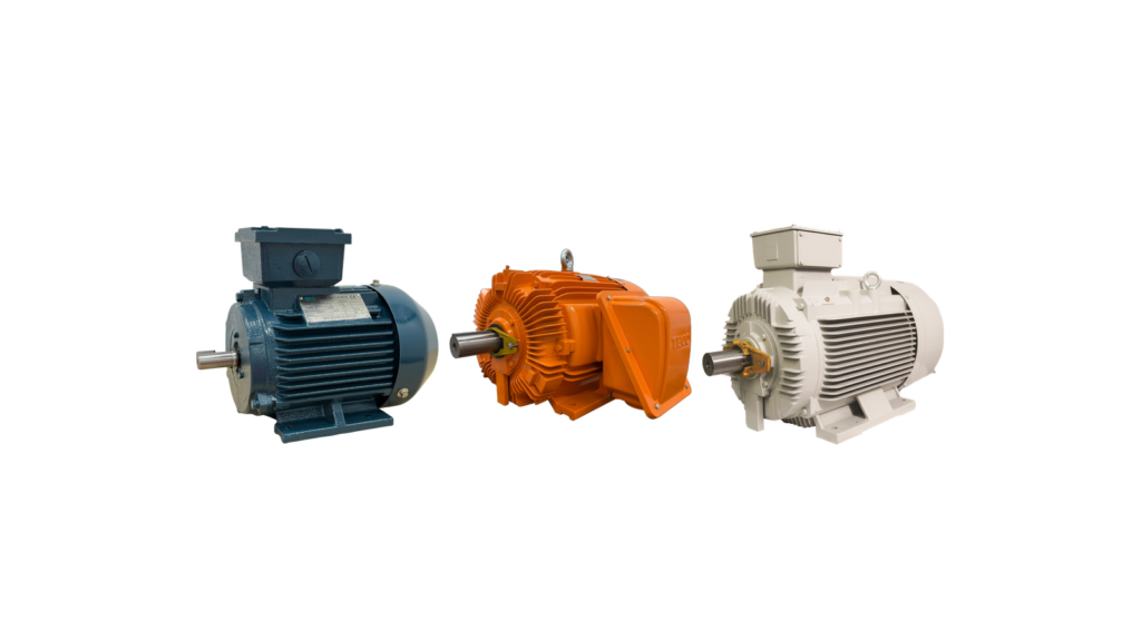 TECO Te3, MAXe3 Mining and MAXeV4 three phase induction motors